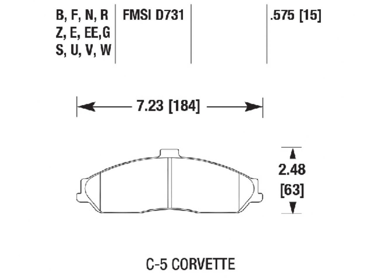 Hawk Brake Pads HB247Q.575 Item Image