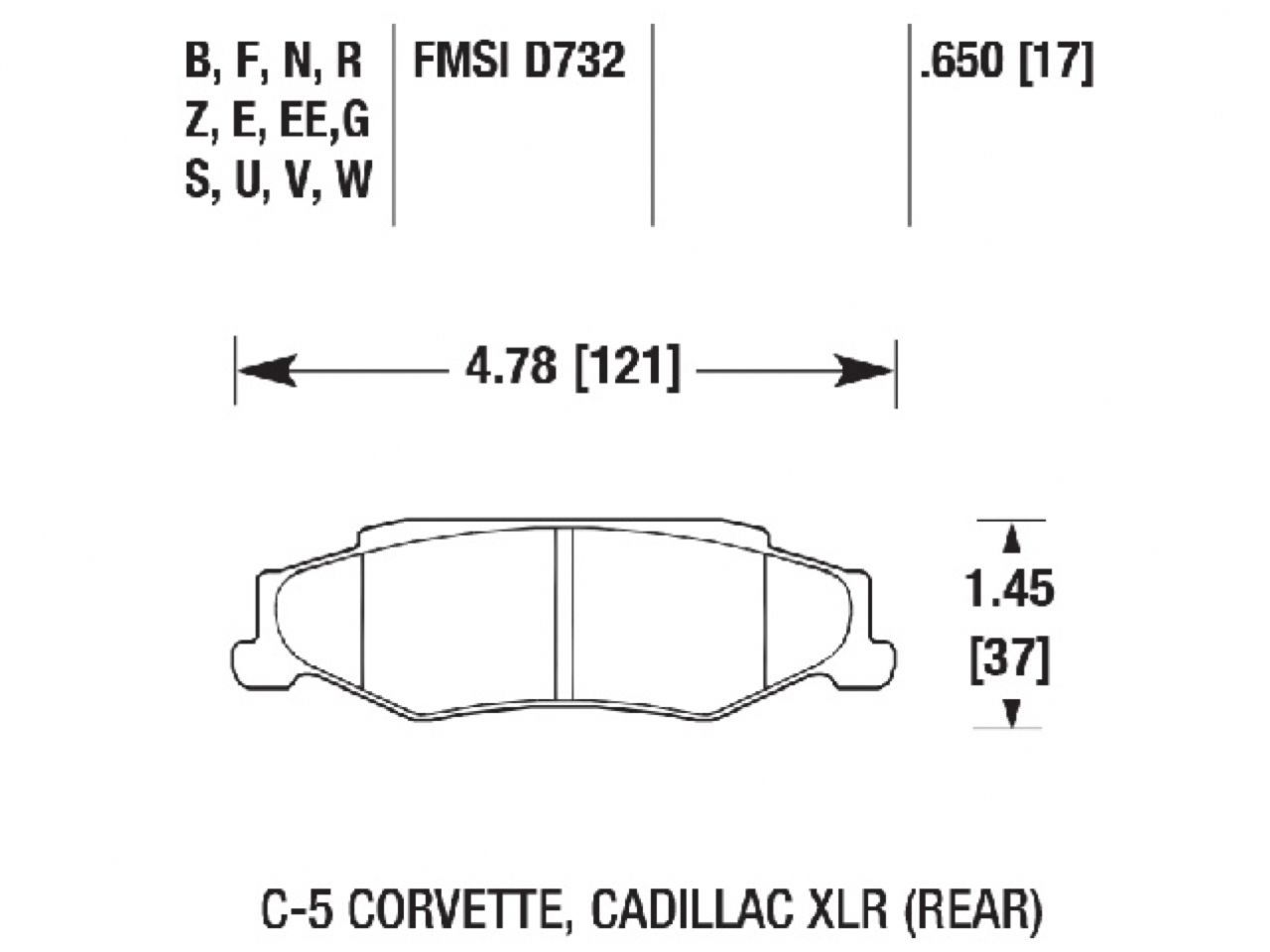 Hawk Brake Pads HB248Q.650 Item Image