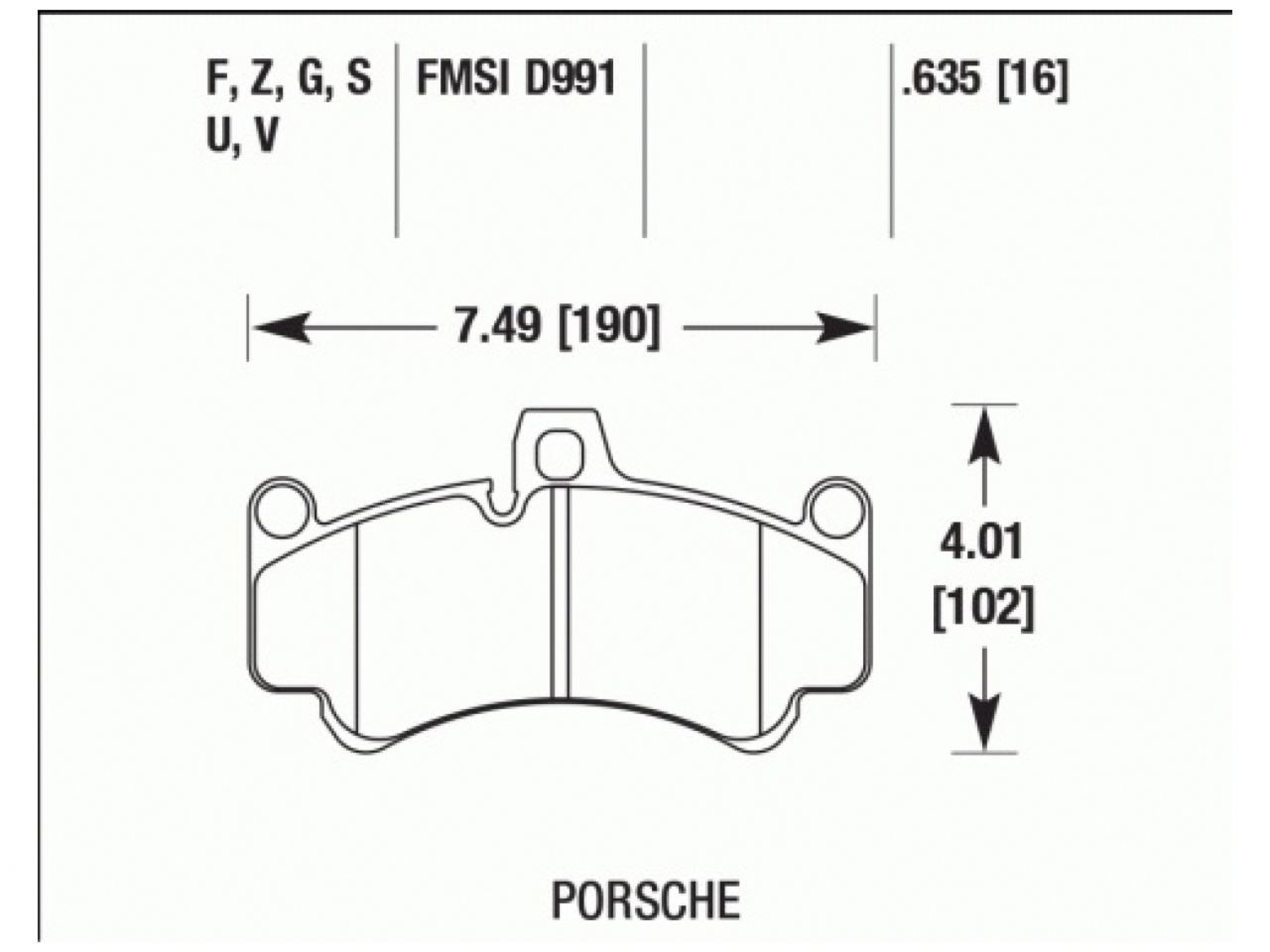 Hawk Brake Pads HB483Q.635 Item Image