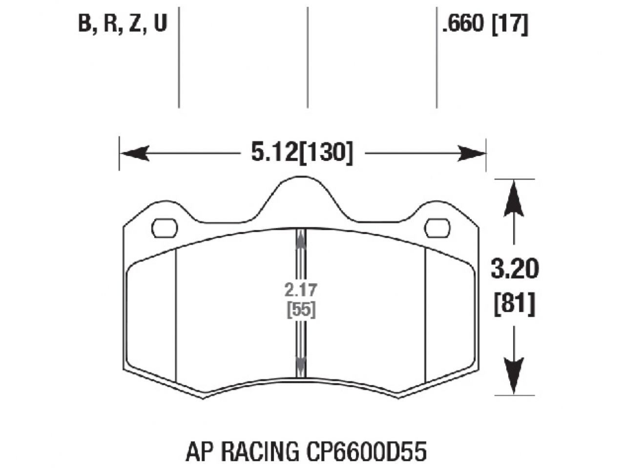 Hawk Brake Pads HB585Q.660 Item Image