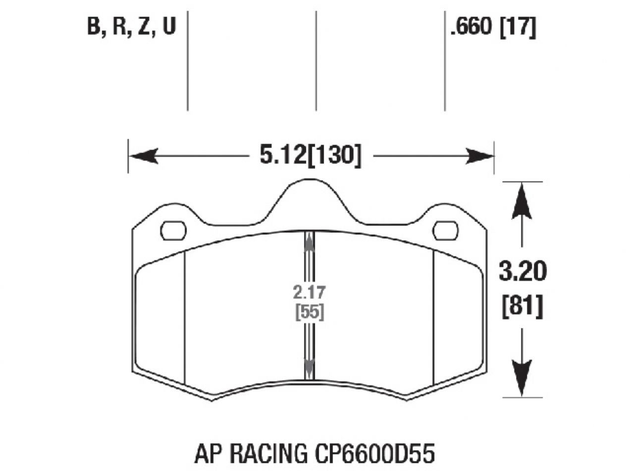 Hawk Brake Pads HB585R.660 Item Image