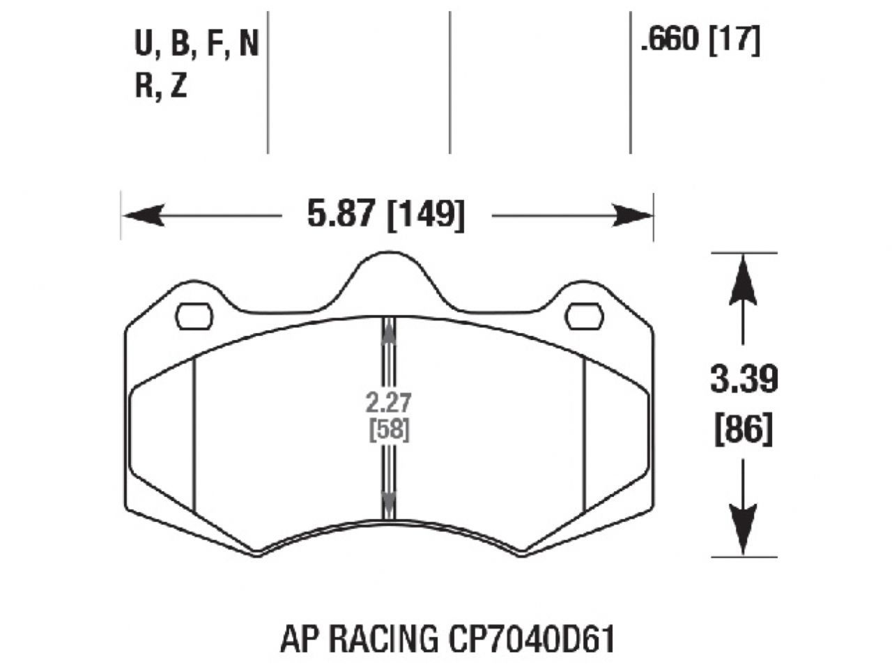 Hawk Brake Pads HB586Q.660 Item Image