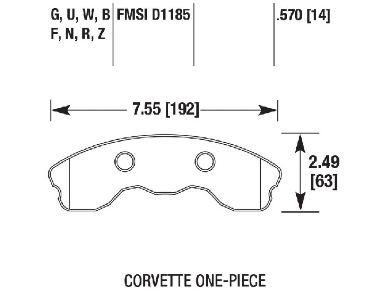 Hawk Brake Pads HB658Q.570 Item Image