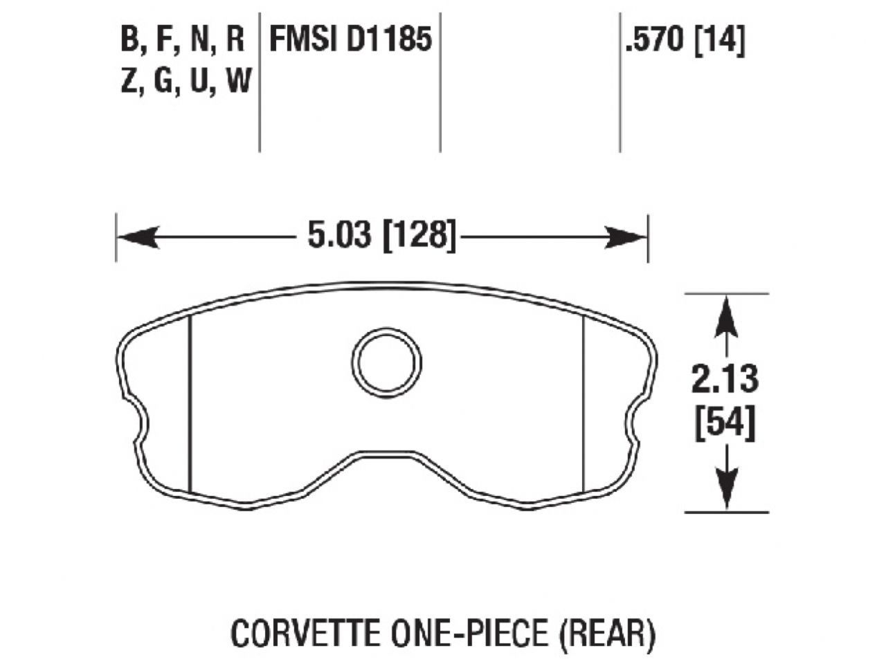 Hawk Brake Pads HB659W.570 Item Image