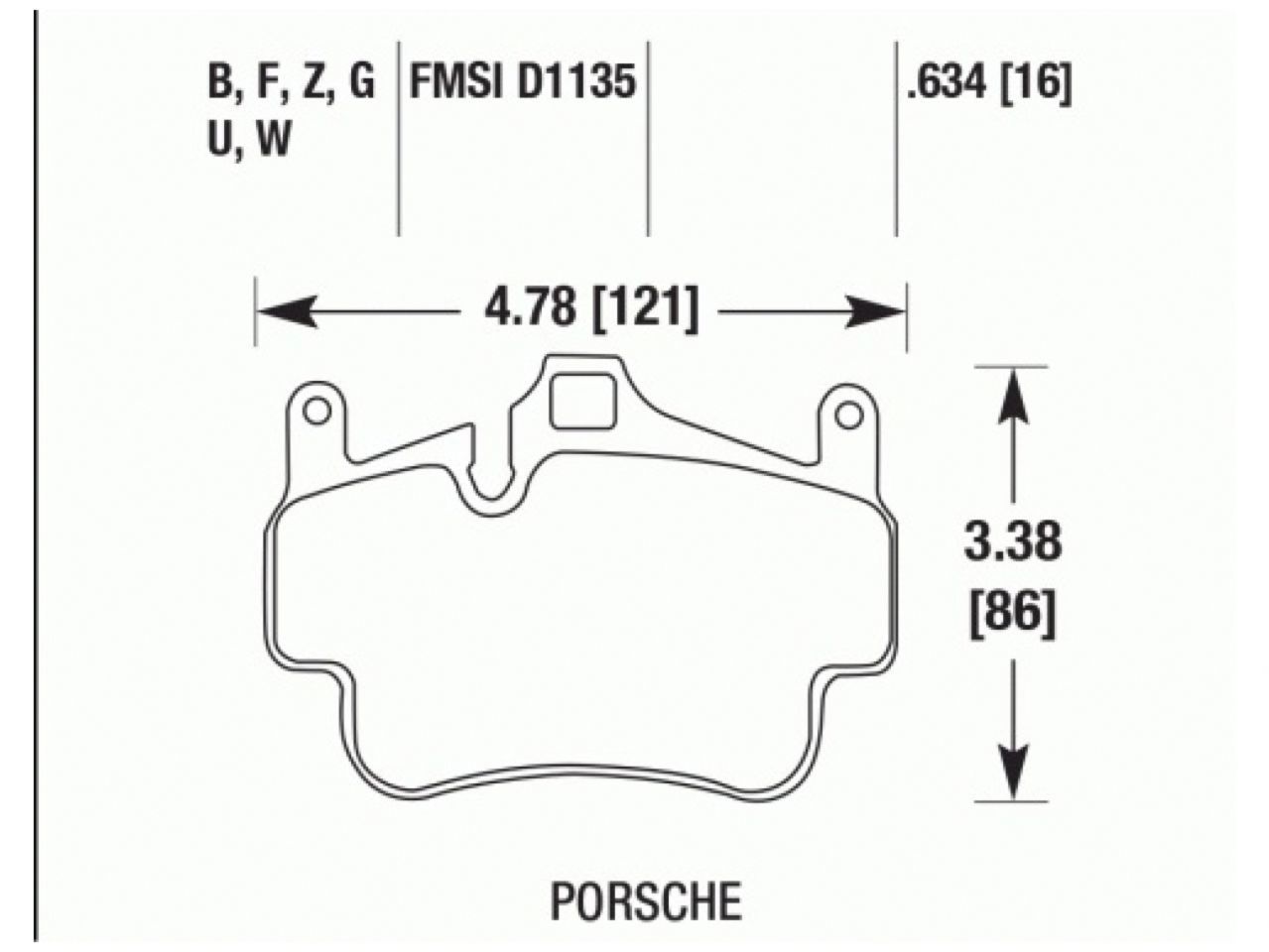 Hawk Brake Pads HB664Q.634 Item Image