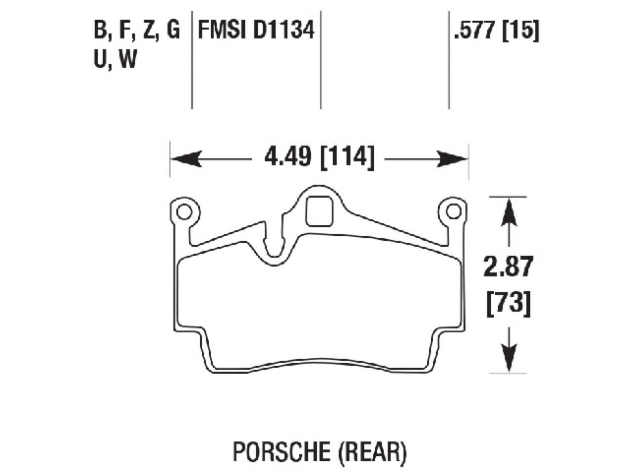 Hawk Brake Pads HB665Q.577 Item Image