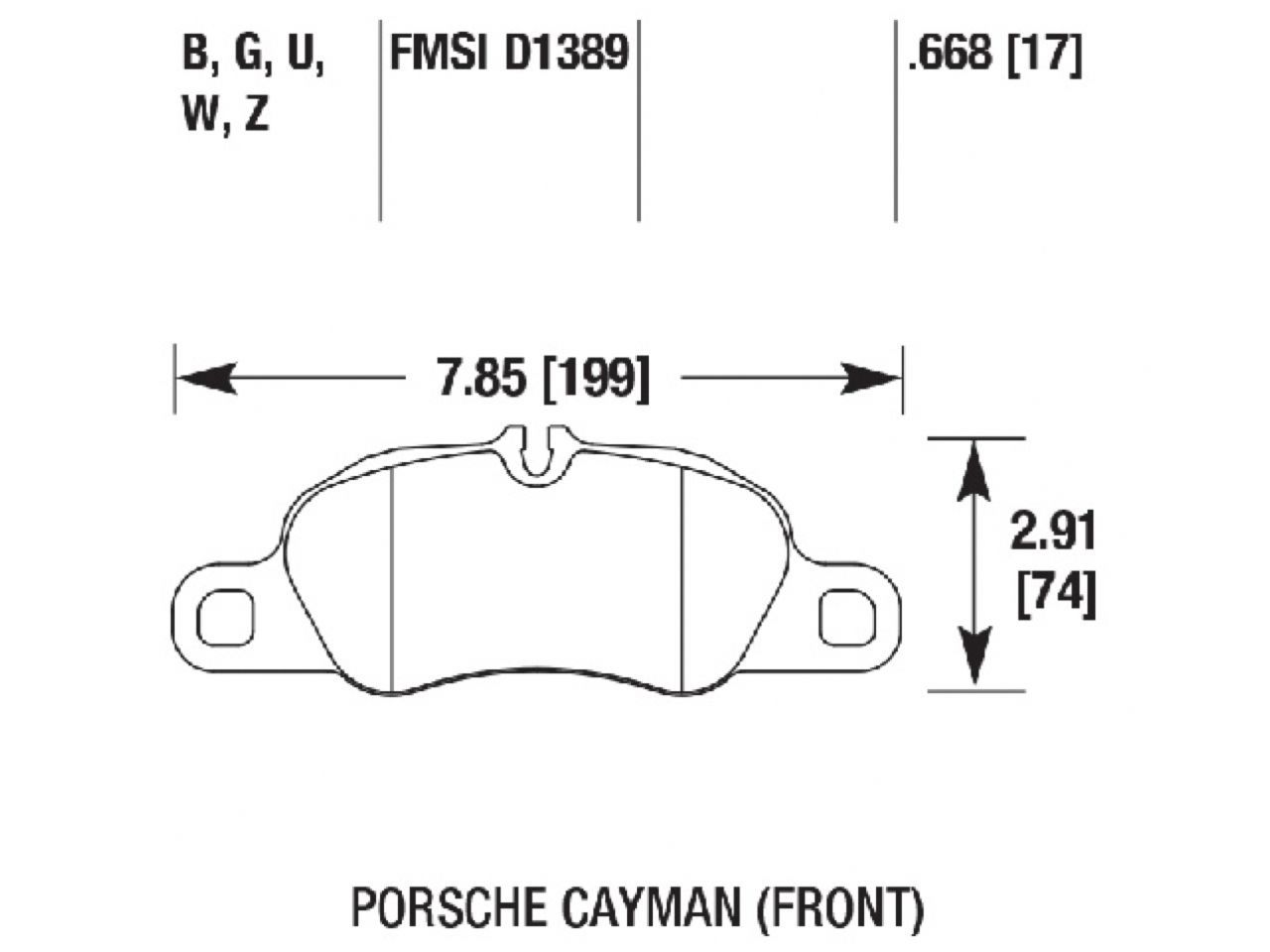 Hawk Brake Pads HB719Q.668 Item Image