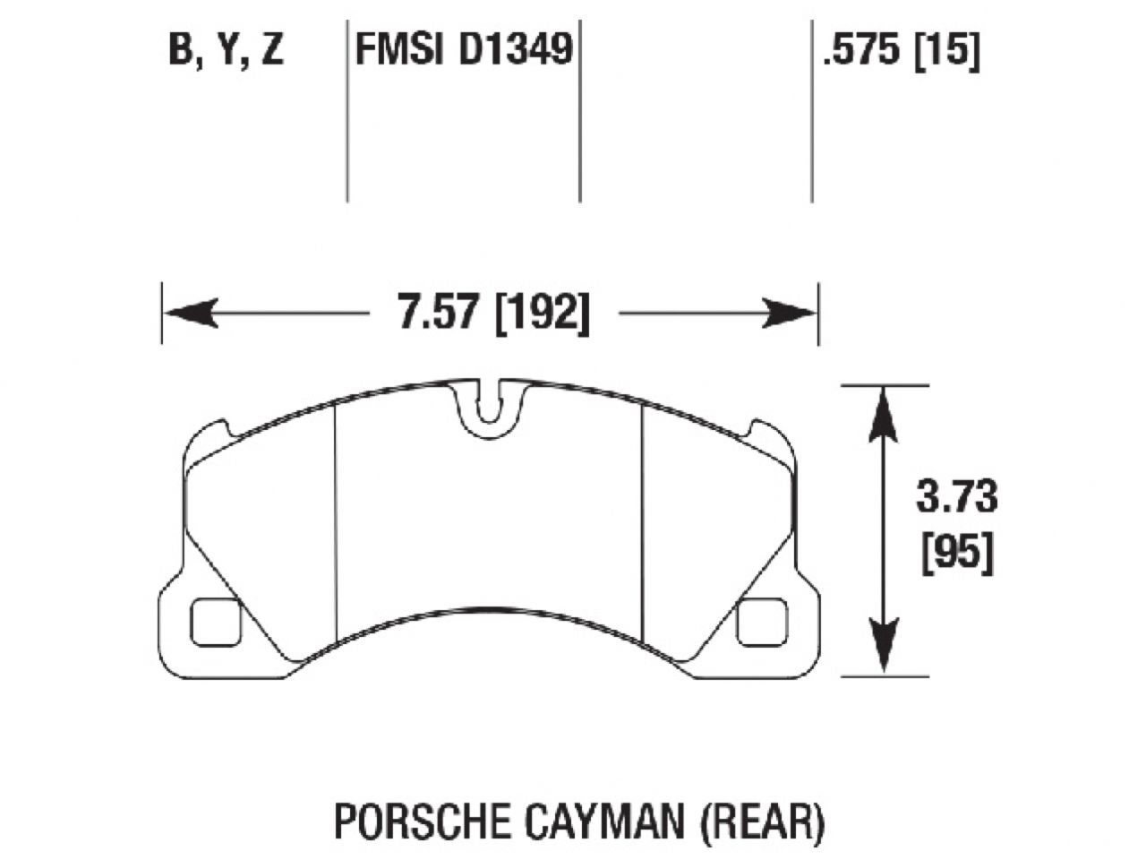 Hawk Brake Pads HB720Y.575 Item Image