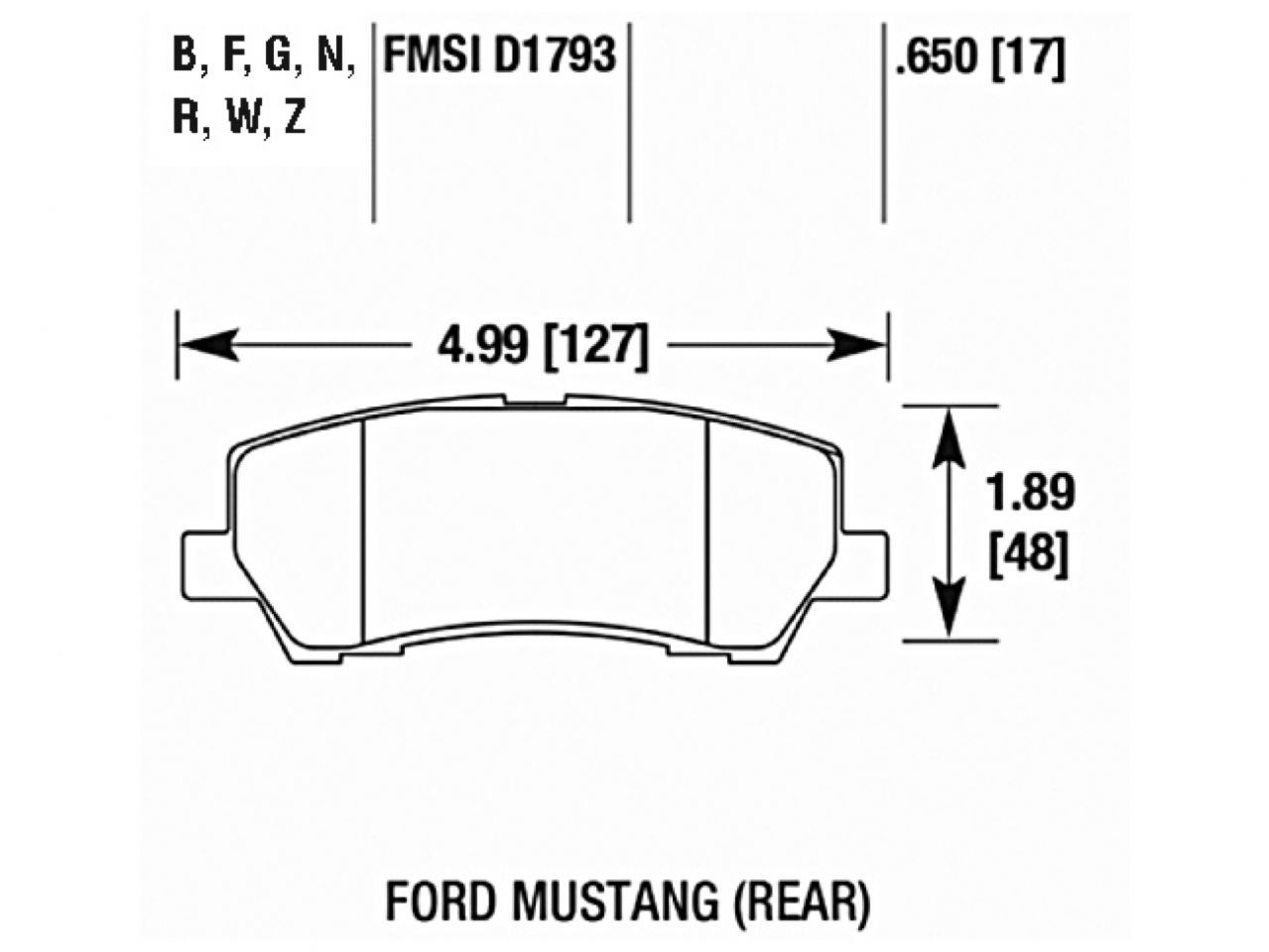 Hawk Brake Pads HB774G.650 Item Image