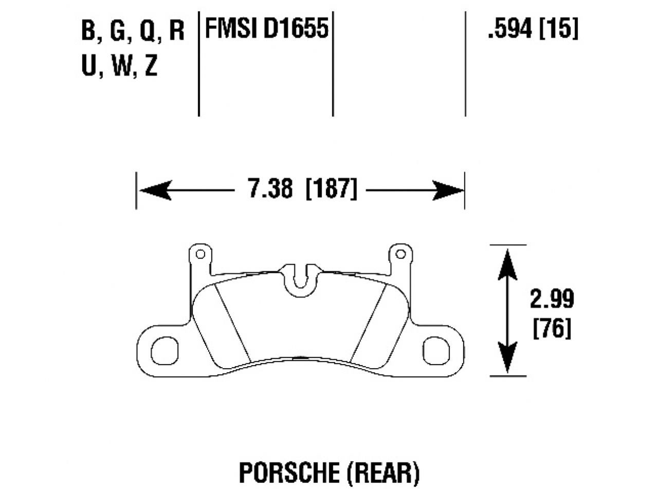 Hawk Brake Pads HB829B.594 Item Image