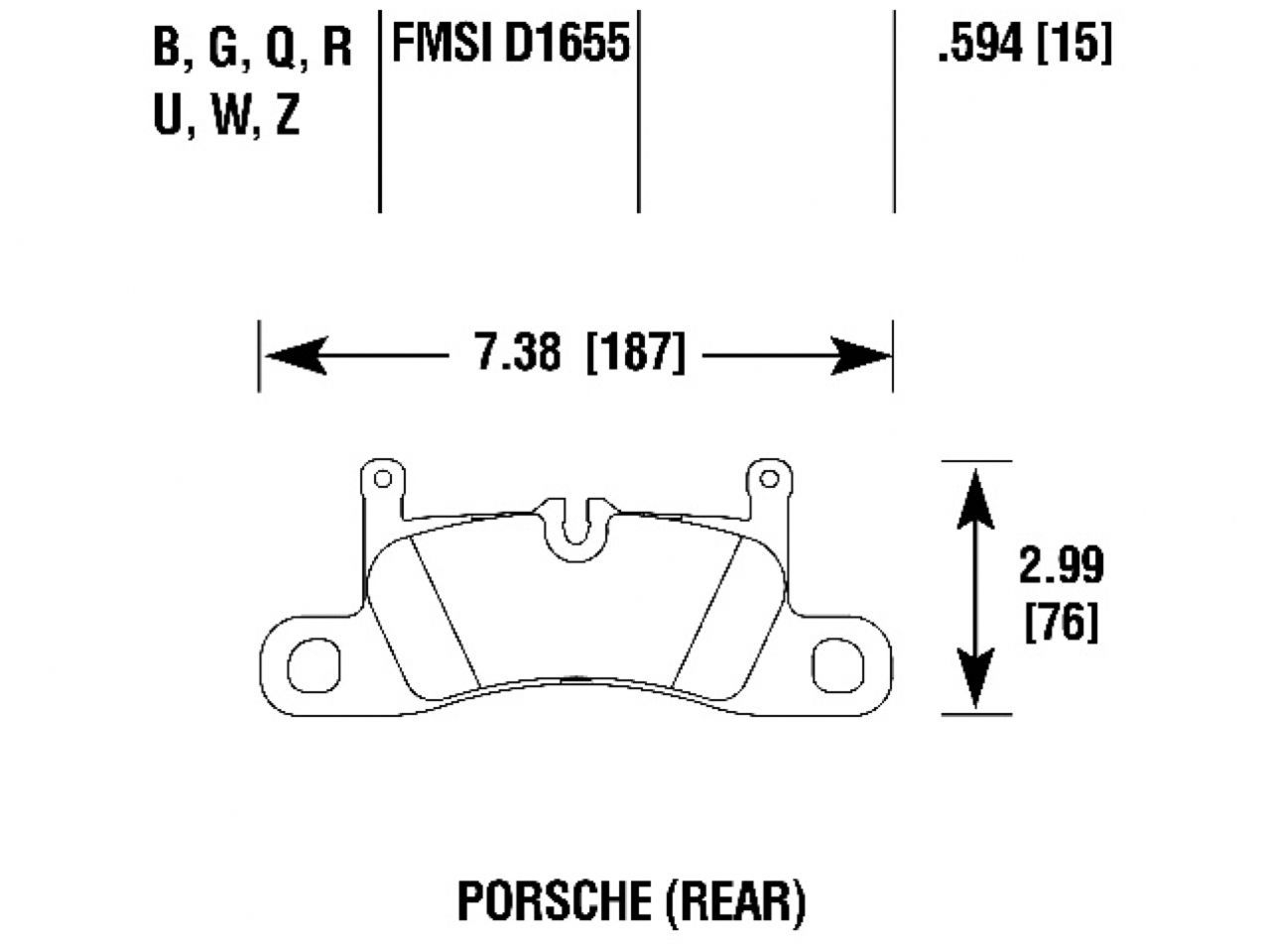 Hawk Brake Pads HB829Z.594 Item Image