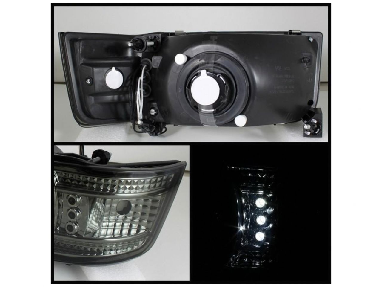 Spyder Ford F150 92-96 / Ford Bronco 92-96 1PC LED (Replaceable LEDs)