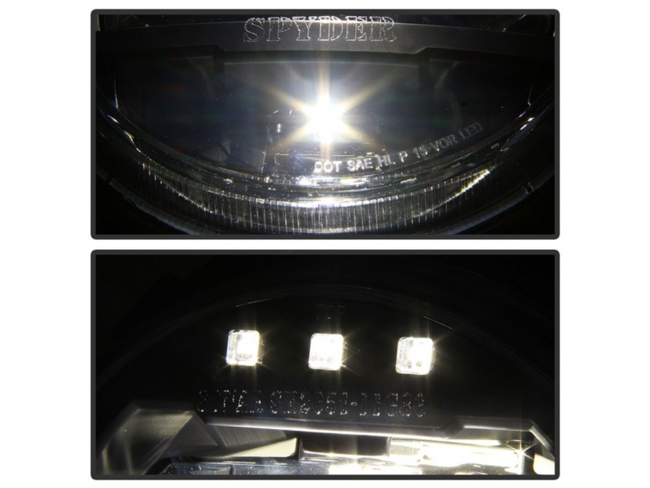 Spyder Mercedes Benz W463 2002-2006 LED Headlights - Black (SKU #5083456)