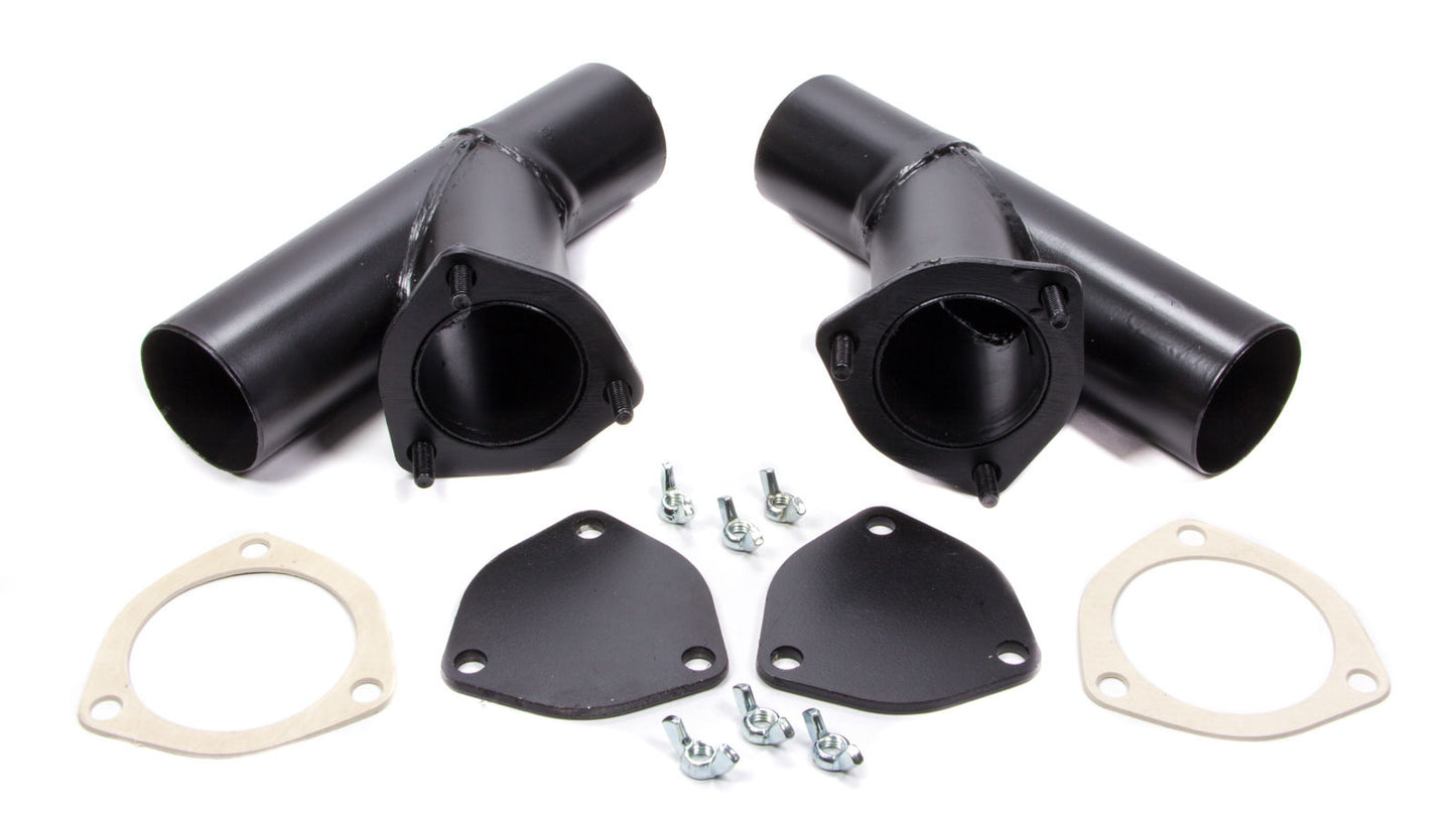 Hedman 2-1/2in Racing Cut-Outs HED16250