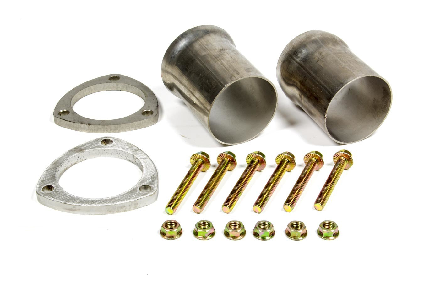 Hedman 3in Ball & Socket Flange Kit Stainless HED21156