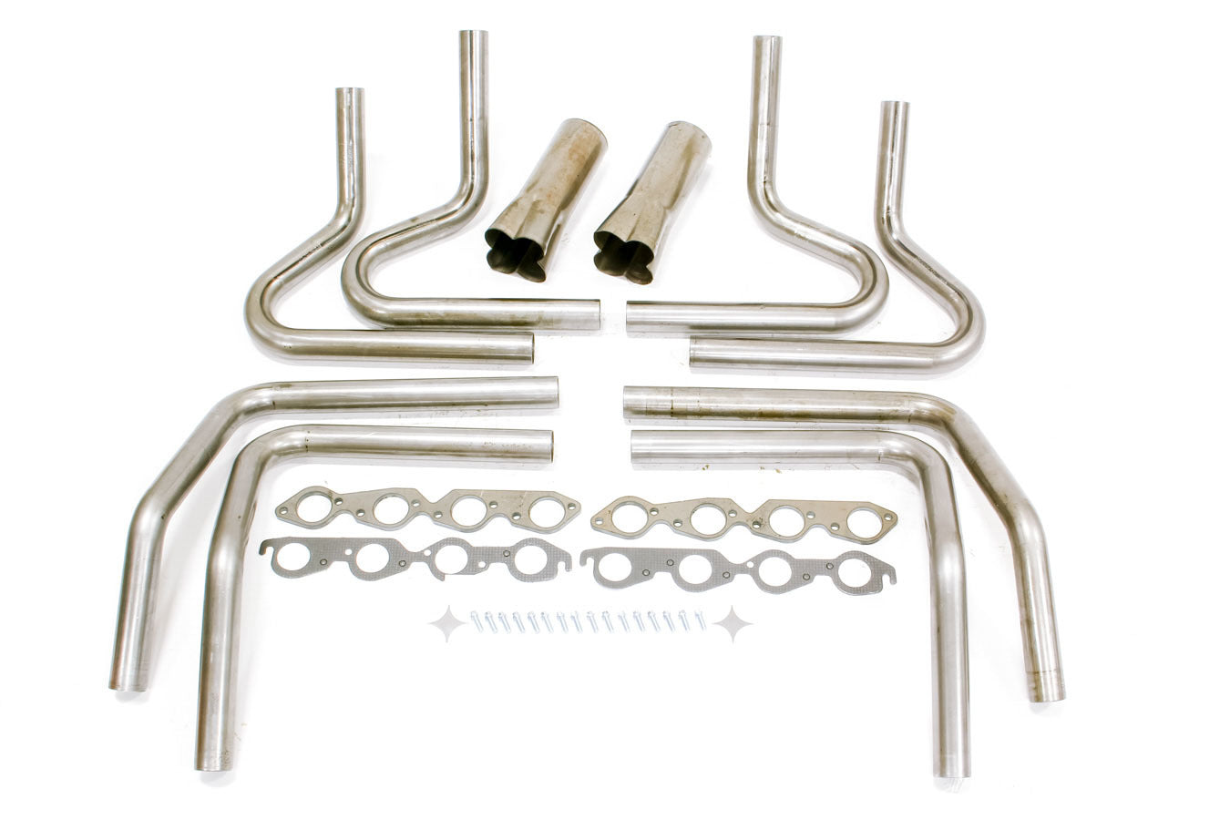 Hedman 2-1/8in BBC Weld Up Kit- 4in Weld On Collector HED65670