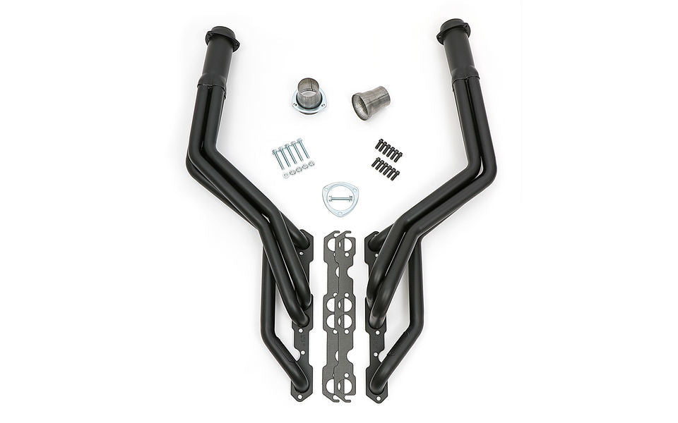 Hedman S-10 SBC Swap Header Long Tube Black Maxx HED69033