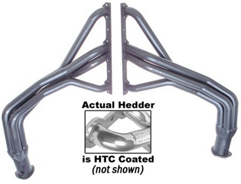 Hedman SBC Headers - Coated 76-86 CJ5-6-7 HED69516