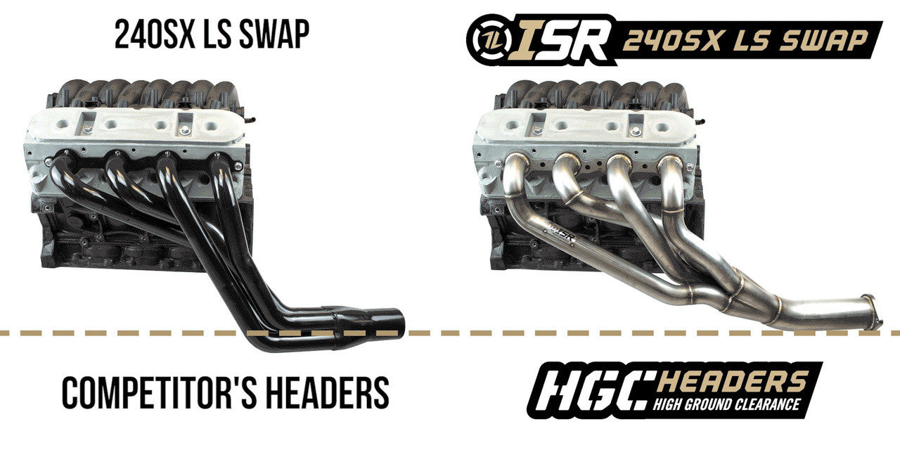 ISR Performance HGC LS Swap Header - Nissan 240sx 89-98 - 1 3/4"