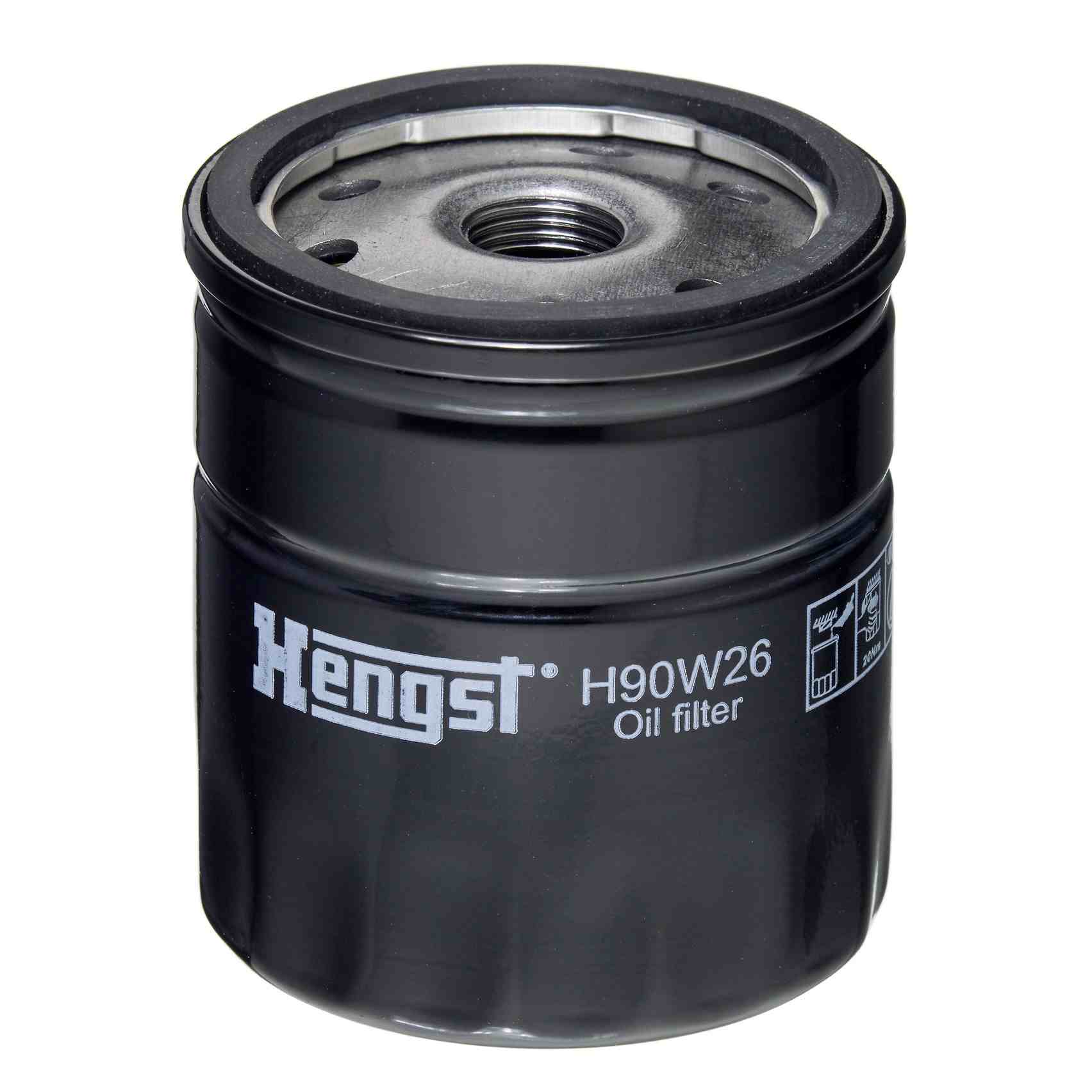 Hengst Engine Oil Filter  top view frsport H90W26