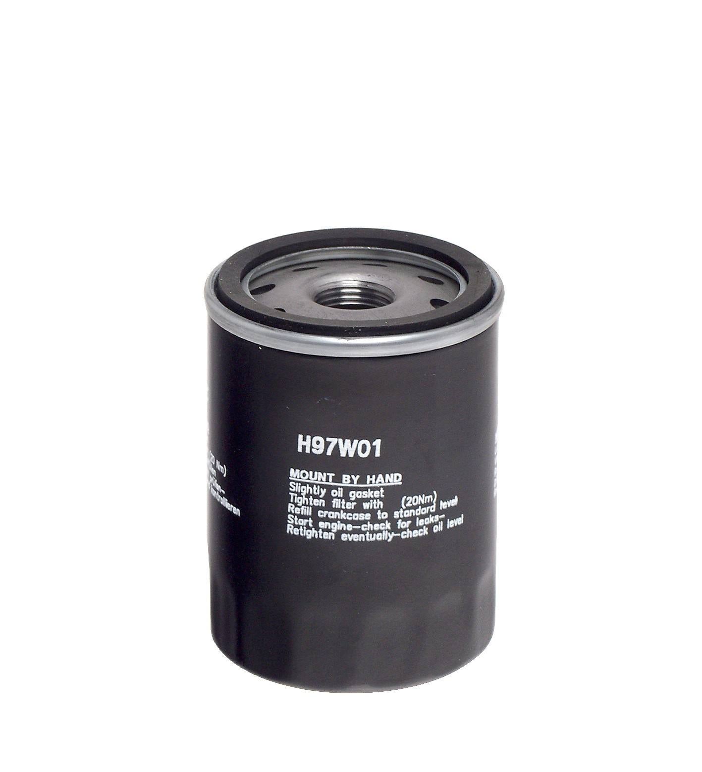 Hengst Engine Oil Filter  top view frsport H97W01