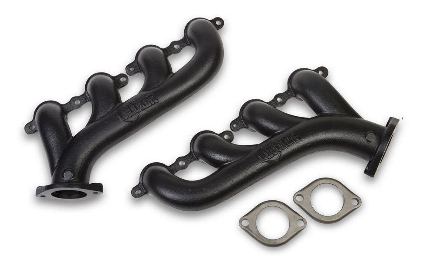 Hooker GM LS Cast Iron Exhaust Manifolds Black Finish HKR8501-3