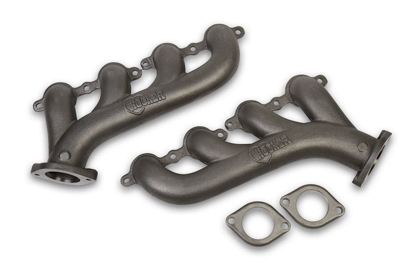 Hooker GM LS Cast Iron Exhaust Manifolds Raw Finish HKR8501