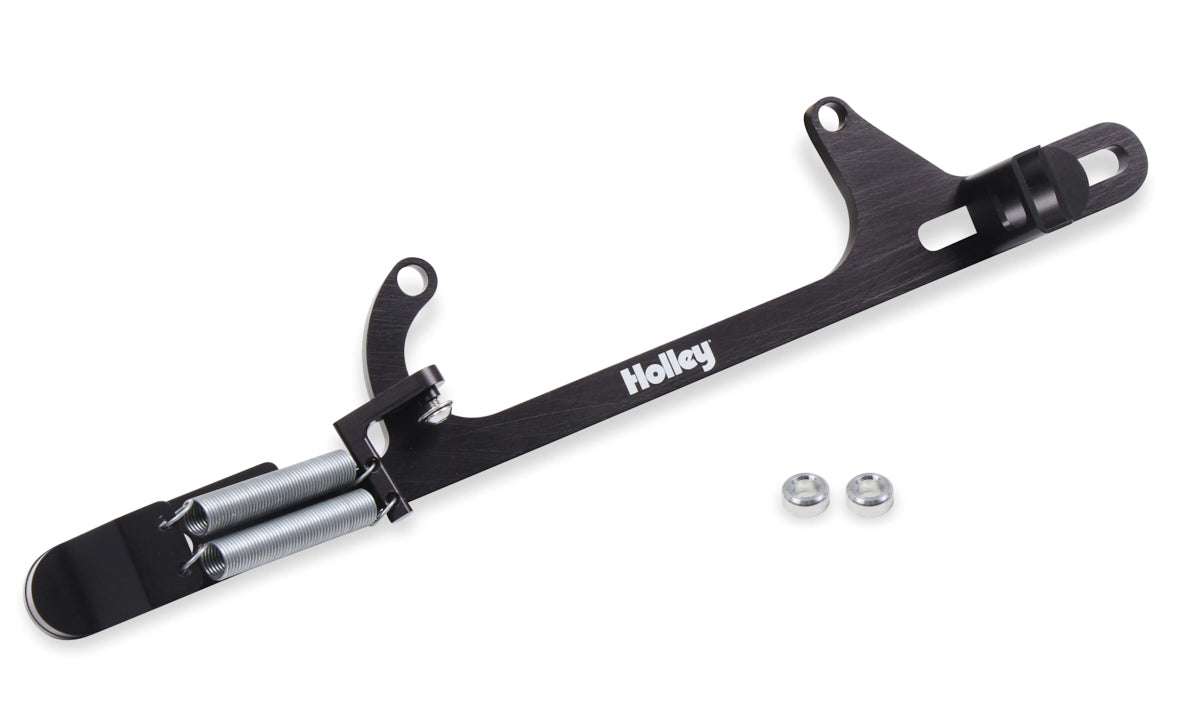 Holley Billet Throttle Bracket Billet Aluminum Black HLY20-266