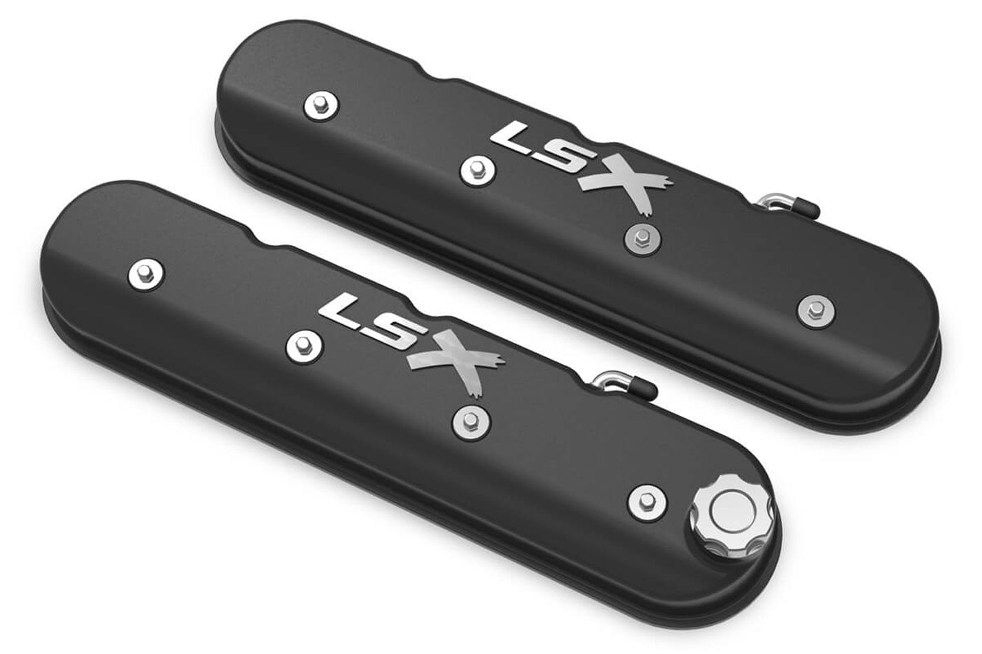 Holley LS Series Valve Covers w/LSX Logo HLY241-407
