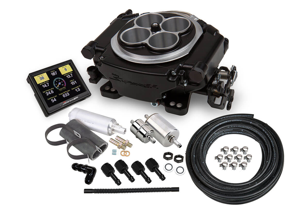 Holley Sniper EFI Master Kit Black Finish HLY550-511K