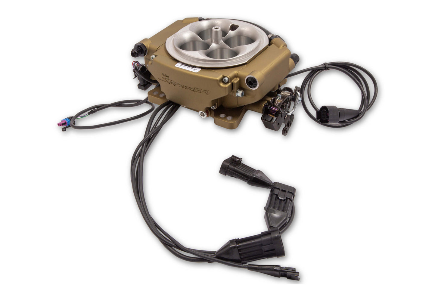 Holley Sniper EFI Xflow System 900 CFM Gold Finish HLY550-542