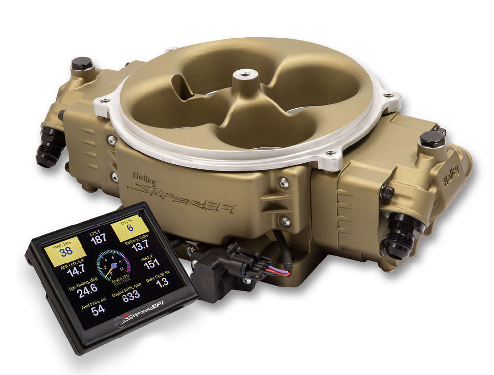 Holley Sniper 4500 EFI Stealth System Gold Finish HLY550-843