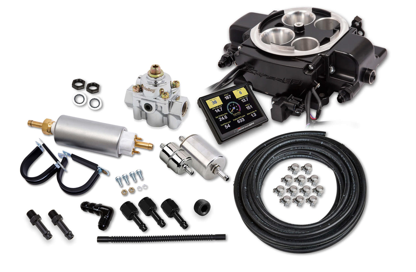 Holley Sniper Quadrajet EFI Master Kit - Black HLY550-868K