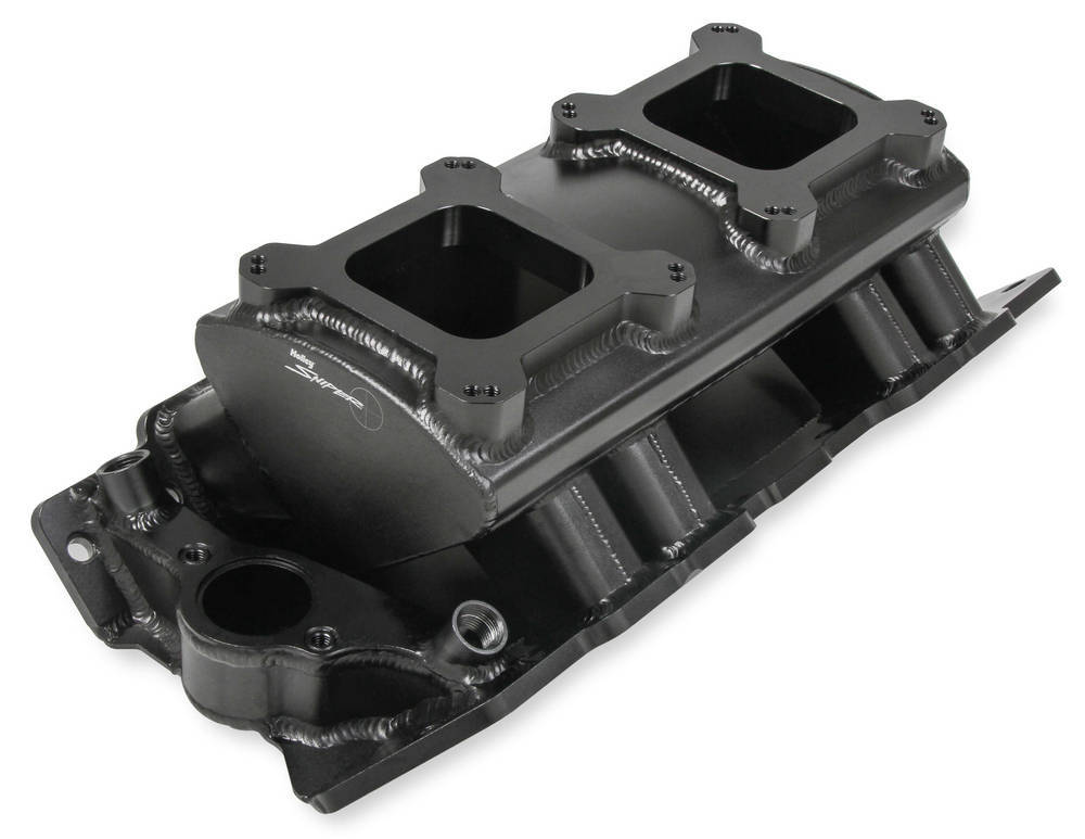 Holley BBC Sniper SM Fabricated Intake Manifold - Carb HLY835062