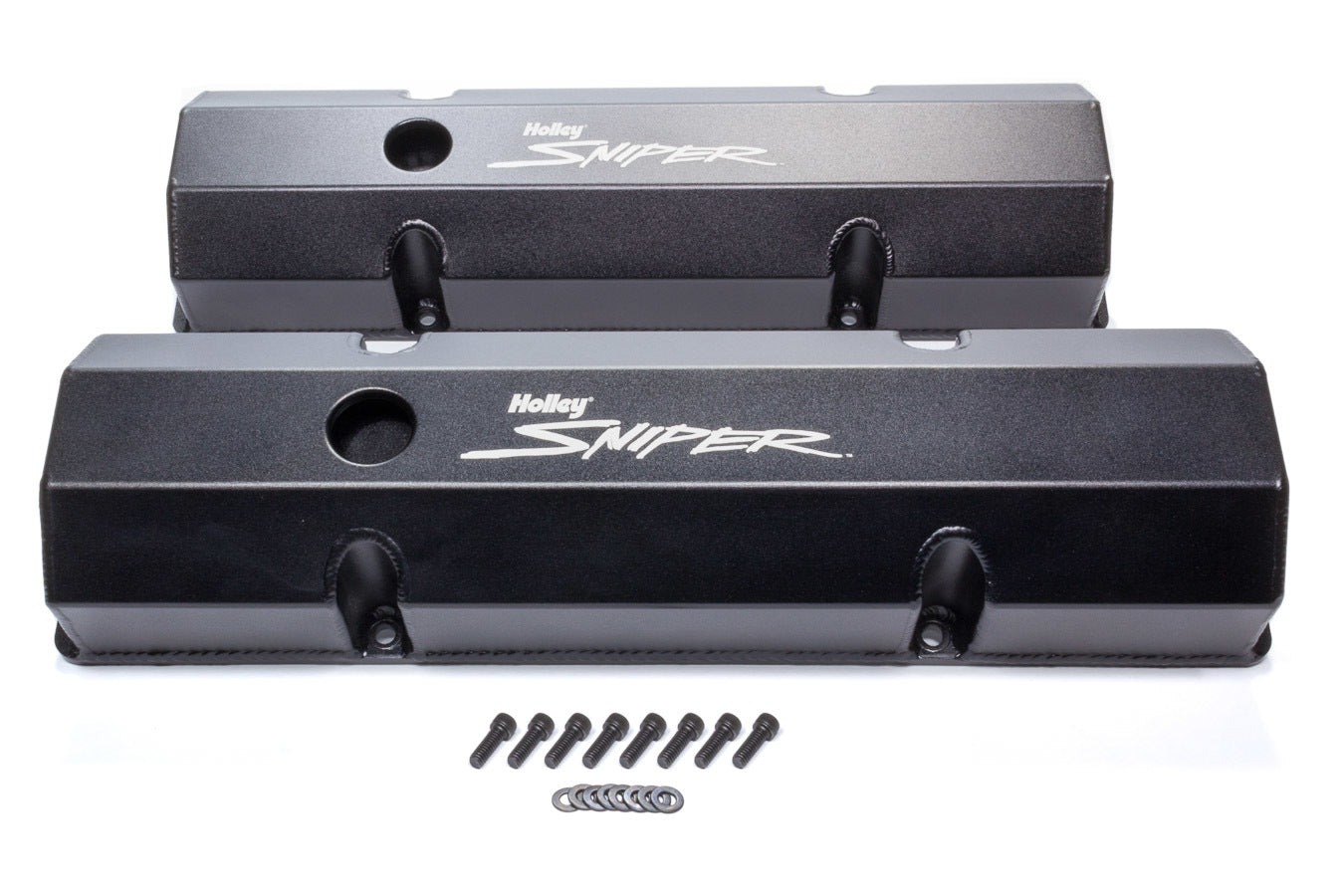 Holley Sniper Fabricated Valve Covers SBC Tall HLY890010B