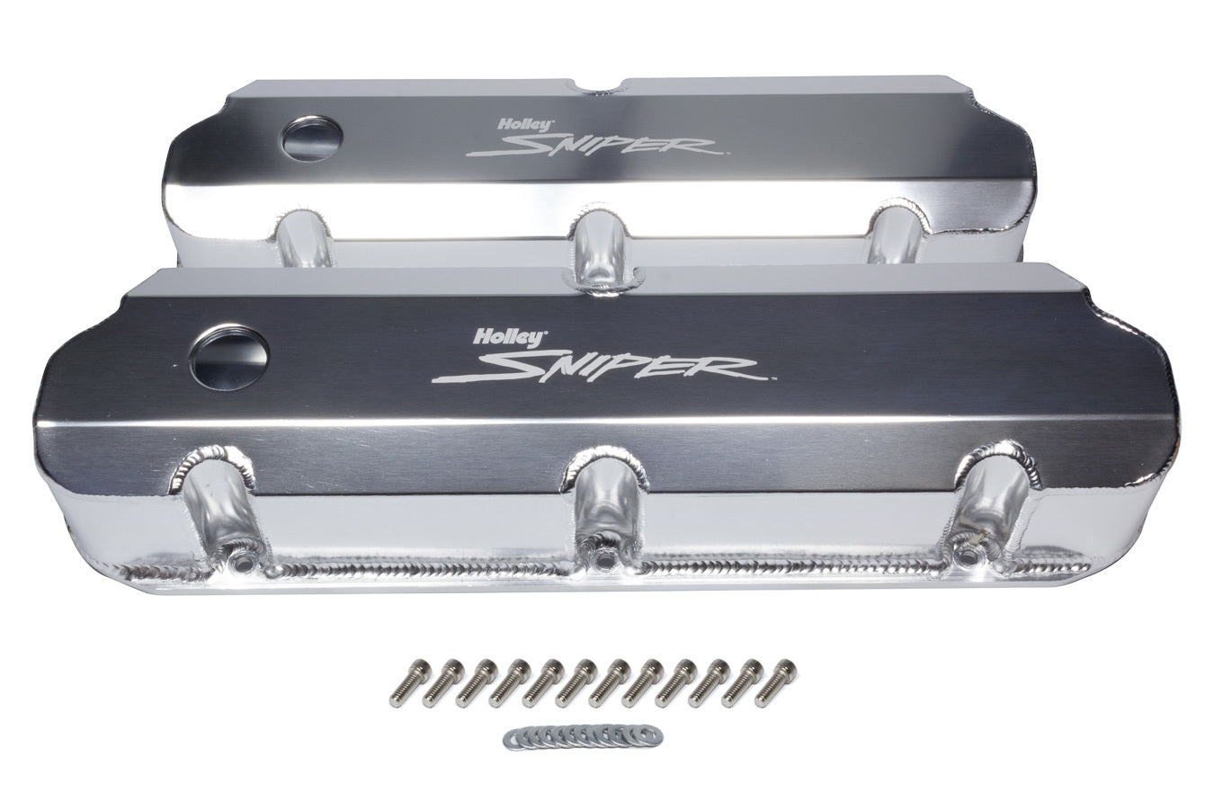 Holley Sniper Fabricated Valve Covers SBF Tall HLY890011