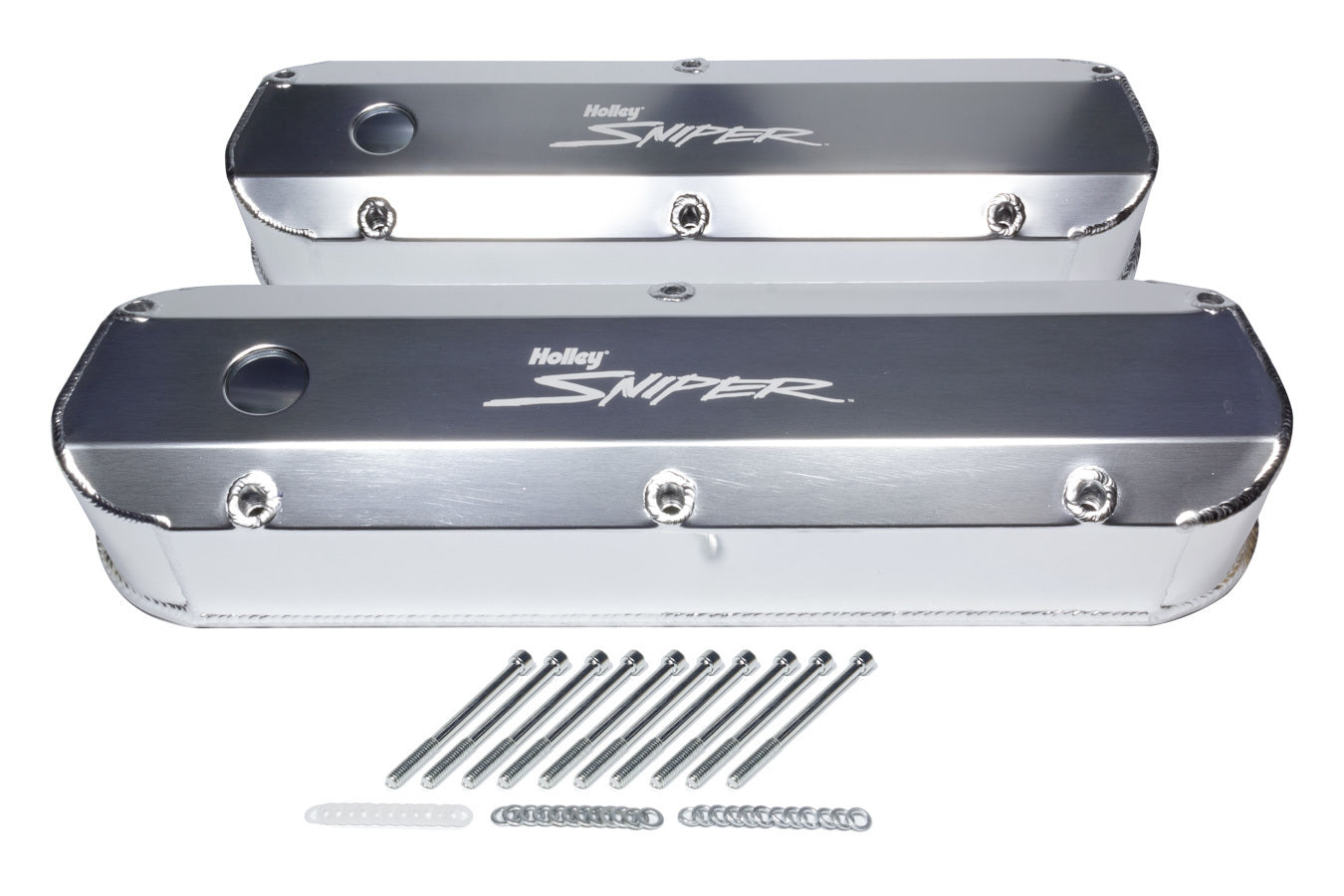 Holley Sniper Fabricated Valve Covers SBF Tall HLY890012