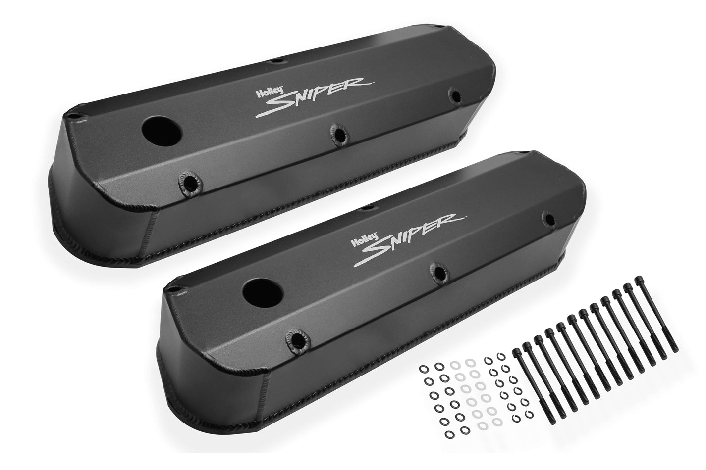 Holley Sniper Fabricated Valve Covers SBF Tall HLY890012B