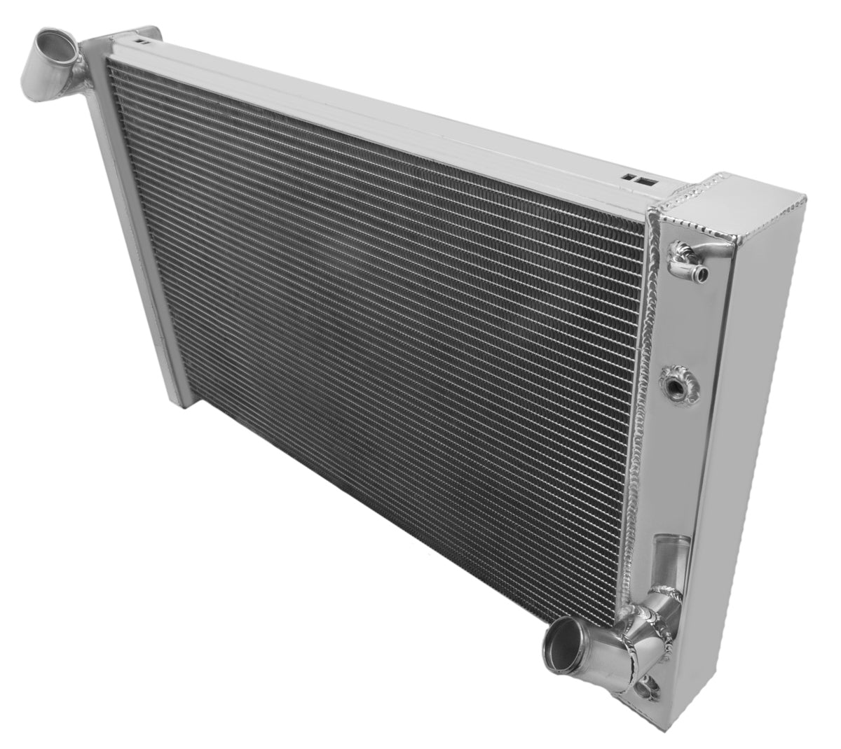 Holley 4-Row Alm Radiator - 69-72 BBC Corvette HLYFB248