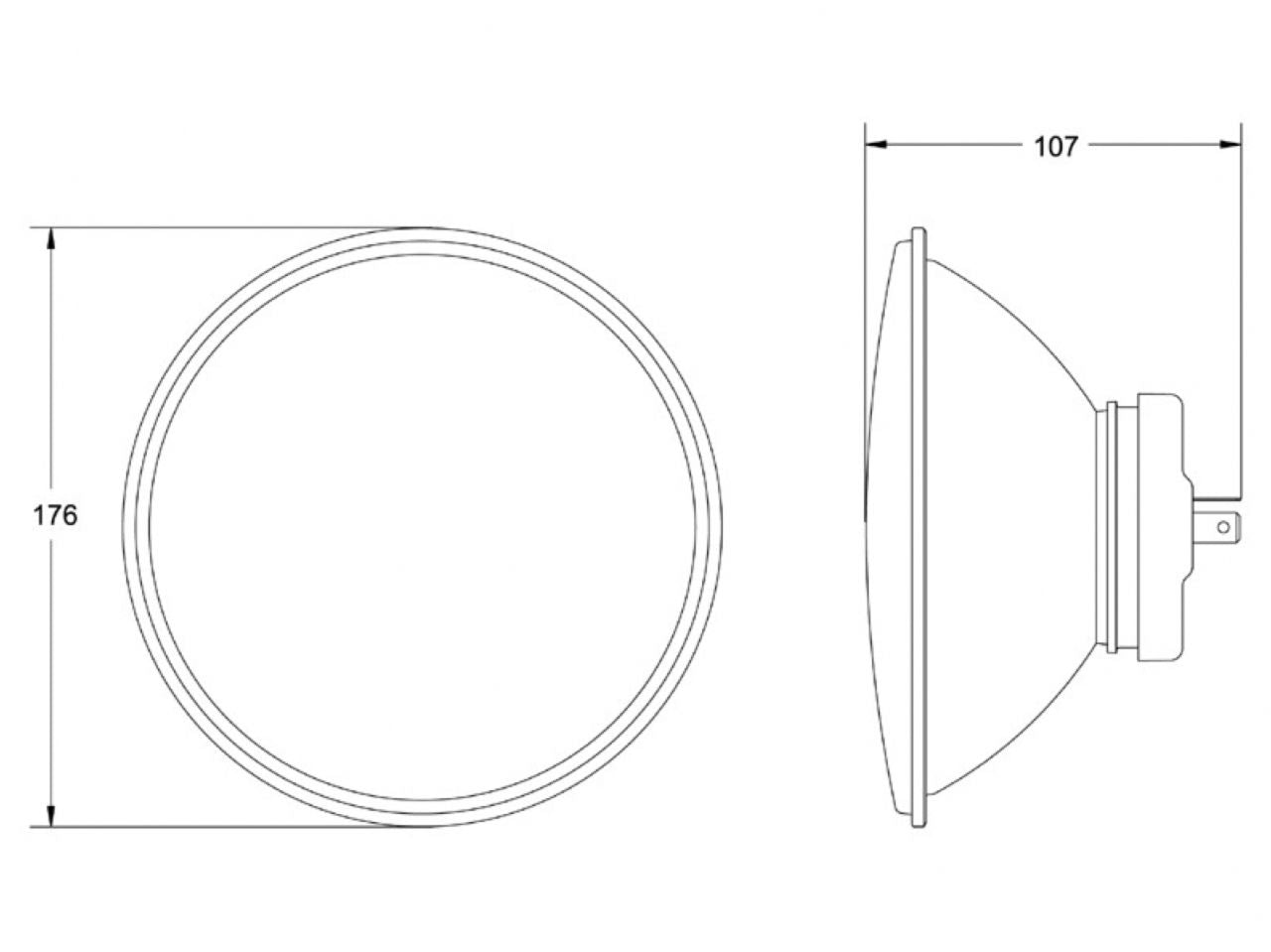 Hella Headlight Assembly