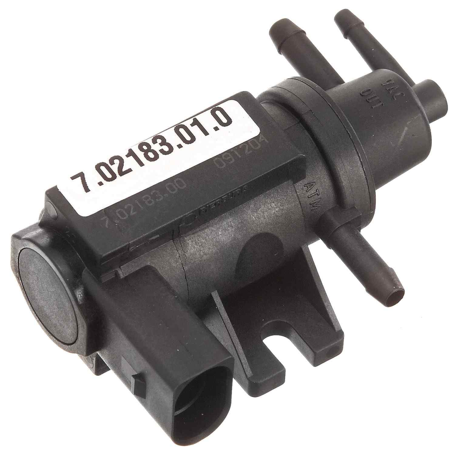 Pierburg Turbocharger Wastegate Vacuum Actuator and Solenoid Connector  top view frsport 7.02183.01.0