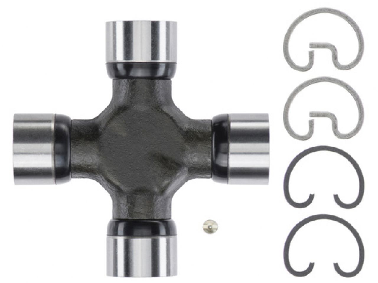 Moog U-joint:Universal Joint, Super Strength, 1410 Style, Greasable, Steel