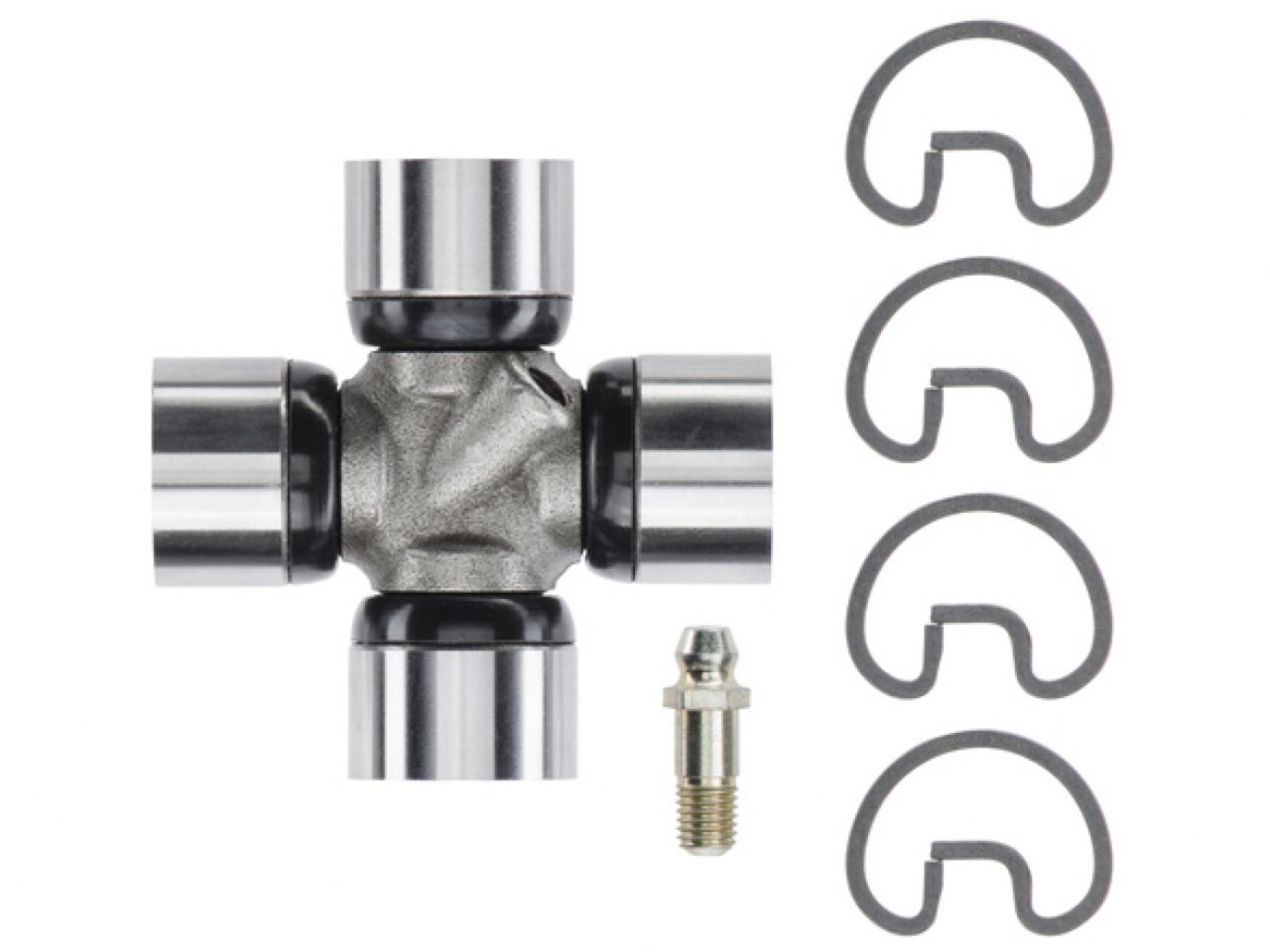 Moog Universal Joint:Spicer 1100 Style,Greasable,Steel