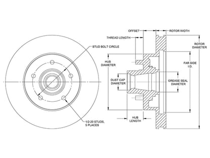 Wilwood HP Hub & Rotor