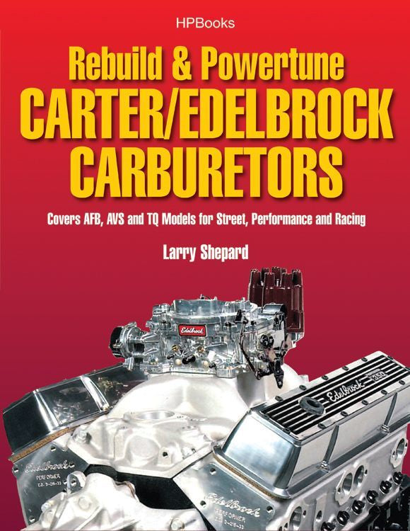 HP Books Rebuild Tune Carter Edelbrock Carb HPPHP1555