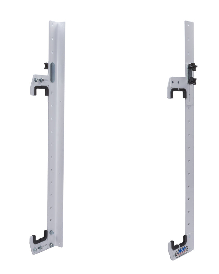 Hepfner Racing Products Radiator Rack Universal Adjustable for Trailer HRPHRP6340-A-WHT