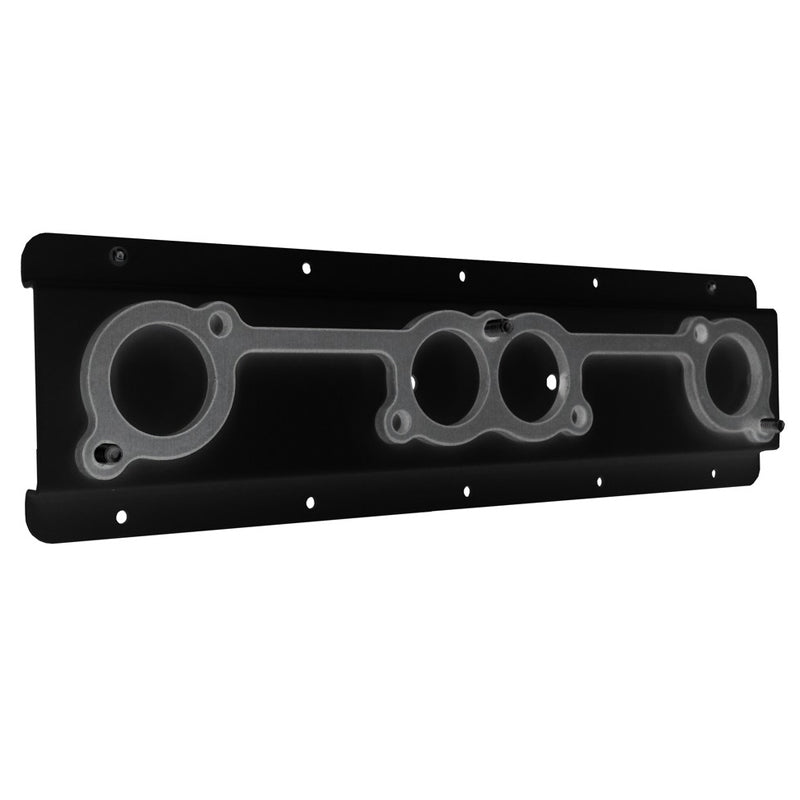 Hepfner Racing Products Header Rack Spreadport Flat Mount Black HRPHRP6700F-BLK