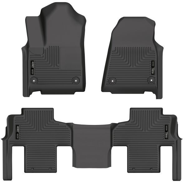 Husky Liners 2022 Jeep Wagoneer (w/2nd Row Bench) WeatherBeater Front & 2nd Seat Floor Liner - Blk 99251