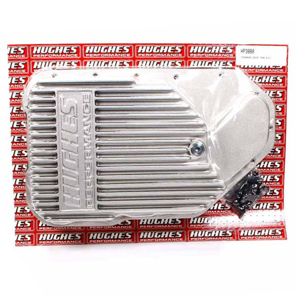 Hughes Performance Aluminum Trans Pan Deep GM TH200R4 HUGHP3880