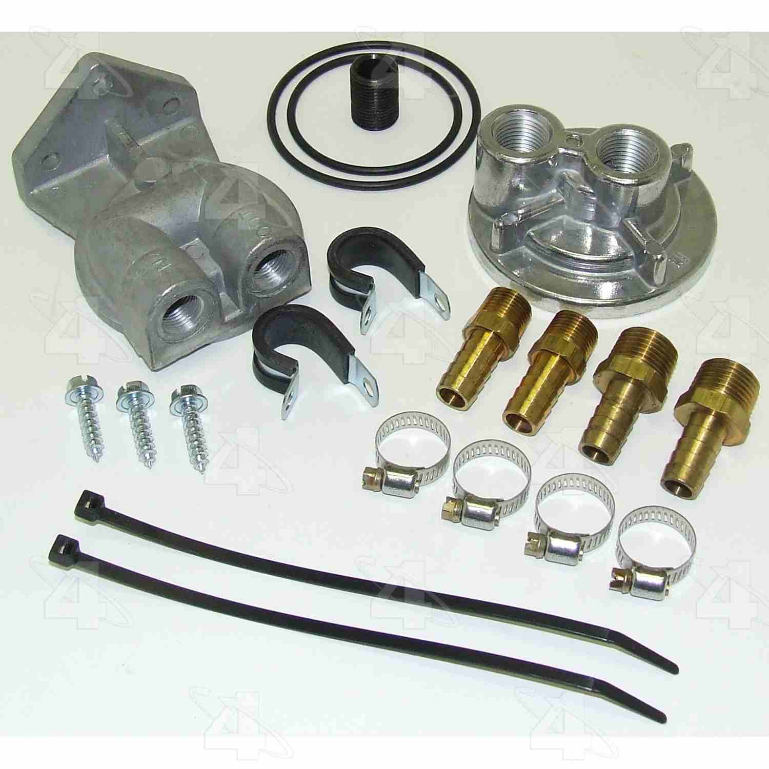 Hayden Engine Oil Filter Remote Mount Kit  top view frsport 214